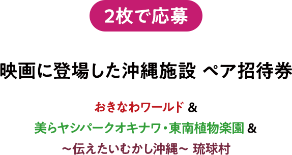 沖縄施設 ペア招待券